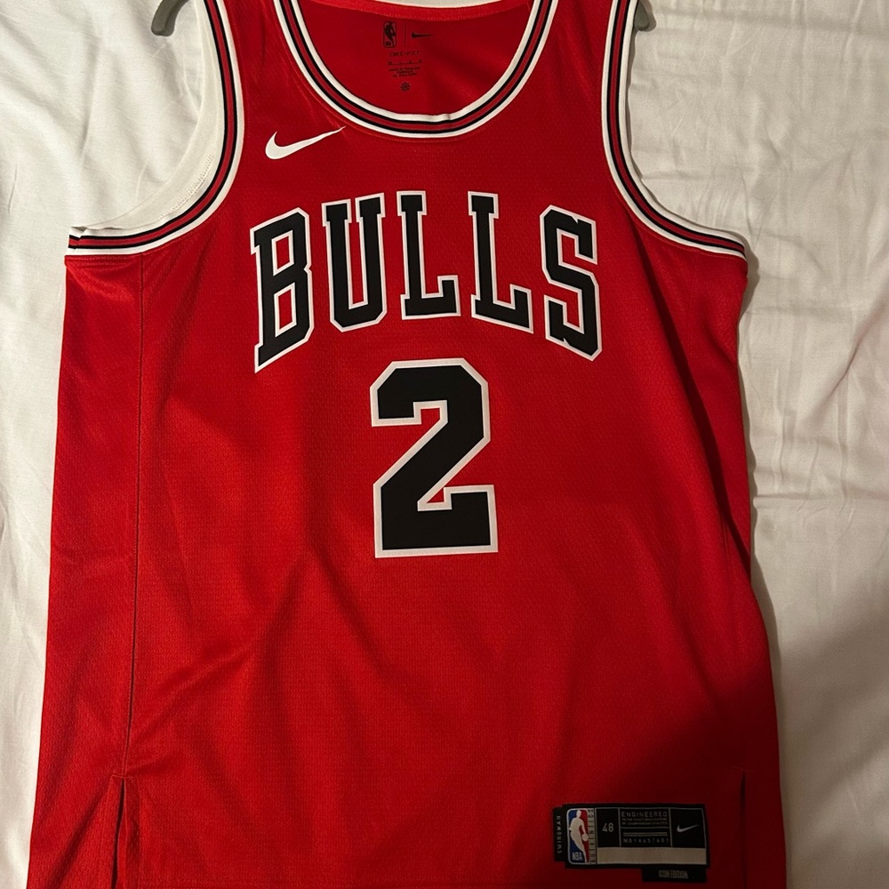 NBA Red Bulls Jersey Lonzo Ball